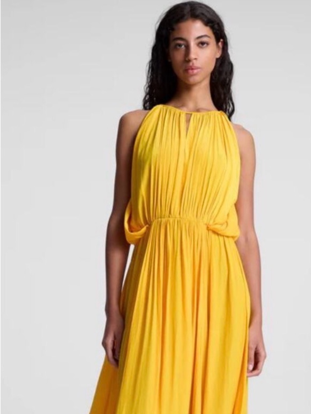 A.L.C. - Meredith Midi Dress -Mango - Size M- NWT - Picture 6 of 6